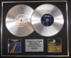 NICKELBACK/Double Platinum Disc Record Display Ltd Edition CURB & SILVER SIDE UP