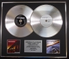 NICKELBACK/Double Platinum Disc Record Display Ltd Edition LONG ROAD & ALL THE RIGHT REASONS