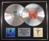 NIRVANA/Double Platinum Disc Record Display Ltd Edition NEVERMIND & IN UTERO