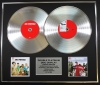 ONE DIRECTION/Double Platinum Disc Record Display Ltd Edition UP ALL NIGHT & TAKE ME HOME