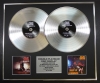 OZZY OSBOURNE/Double Platinum Disc Record Display Ltd Edition BLIZZARD OF OZZ & DIARY OF A MADMAN