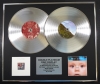 PAUL SIMON/Double Platinum Disc Record Display Ltd Edition GRACELAND & SURPISE