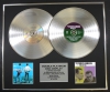 THE PROCLAIMERS/Double Platinum Disc Record Display Ltd Edition SUNSHINE ON LEITH & THE BEST OF