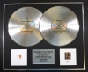 PET SHOP BOYS/Double Platinum Disc Record Display Ltd Edition PLEASE & BEHAVIOUR