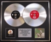 QUEEN/Double Platinum Disc Record Display Ltd Edition A DAY AT THE RACES & NEWS OF THE WORLD