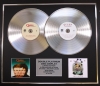 QUEEN/Double Platinum Disc Record Display Ltd Edition THE MIRACLE & INNUENDO