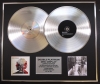 RICHARD ASHCROFT/Double Platinum Disc Record Display Ltd Edition HUMAN CONDITIONS & KEY THE WORLD