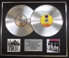 RAMONES/Double Platinum Disc Record Display Ltd Edition RAMONES & ROCKET TO RUSSIA