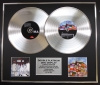 RADIOHEAD/Double Platinum Disc Record Display Ltd Edition KID A & HAIL TO THE THIEF