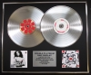 RED HOT CHILI PEPPERS/Double Platinum Disc Record Display Ltd Edition MOTHERS MILK & BLOOD SUGAR