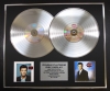 RICK ASTLEY/Double Platinum Disc Record Display Ltd Edition HOLD ME IN YOUR ARMS & WHENEVER YOU NEED
