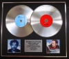 SIMPLY RED/Double Platinum Disc Record Display Ltd Edition BLUE & LOVE AND THE RUSSIAN WINTER