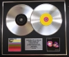 STEREOPHONICS/Double Platinum Disc Record Display Ltd Edition LANGUAGE & PULL THE PIN