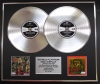 SLAYER/Double Platinum Disc Record Display Ltd Edition REIGN IN BLOOD & SEASONS IN THE ABYSS