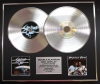 STATUS QUO/Double Platinum Disc Record Display Ltd Edition ROCKIN ALL OVER THE WORLD & ROCK TILL YOU