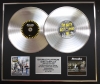 STATUS QUO/Double Platinum Disc Record Display Ltd Edition HEAVY TRAFFIC & THE PARTY AINT OVER YET
