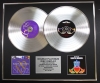 SIMPLE MINDS/Double Platinum Disc Record Display Ltd Edition GLITTERING PRIZE & THE BEST OF