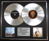 THE SCRIPT/Double Platinum Disc Record Display Ltd Edition THE SCRIPT & SCIENCE AND FAITH