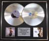 TINA TURNER/Double Platinum Disc Record Display Ltd Edition PRIVATE DANCER & SIMPLY THE BEST