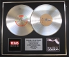 TEXAS/Double Platinum Disc Record Display Ltd Edition SOUTHSIDE & WHITE ON BLONDE