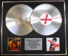 TEXAS/Double Platinum Disc Record Display Ltd Edition THE HUSH & CAREFUL WHAT YOU WISH FOR