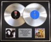 TEARS FOR FEARS/Double Platinum Disc Record Display Ltd Edition SONGS FROM THE BIG CHAIR & THE SEEDS