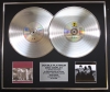 U2/Double Platinum Disc Record Display Ltd Edition THE UNFORGETTABLE FIRE & JOSHUA TREE