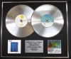 UB40/Double Platinum Disc Record Display Ltd Edition PROMISES AND LIES & GUNS IN THE GHETTO