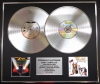 ZZ TOP/Double Platinum Disc Record Display Ltd Edition ELIMINATOR & GREATEST HITS