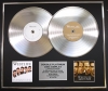 WESTLIFE/Double Platinum Disc Record Display Ltd Edition TURN AROUND & FACE TO FACE