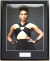 ALICIA KEYS/FRAMED PHOTO
