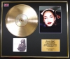 SADE/CD GOLD DISC & PHOTO DISPLAY/LTD. EDITION/COA/ALBUM LOVE DELUXE