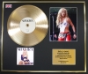 SHAKIRA/CD GOLD DISC & PHOTO DISPLAY/LTD. EDITION/COA/ALBUM SHAKIRA