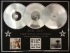 BON JOVI/TRIPLE PLATINUM ALBUM DISPLAY/BOUNCE + CRUSH + THESE DAYS/COA