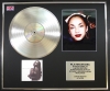 SADE/CD PLATINUM DISC & PHOTO DISPLAY/LIMITED EDITION/LOVE DELUXE