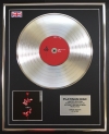 DEPECHE MODE/LTD EDITION CD PLATINUM DISC/RECORD/VIOLATOR