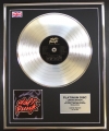 DAFT PUNK/LTD EDITION CD PLATINUM DISC/RECORD/HOMEWORK