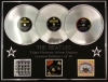 THE BEATLES/TRIPLE PLATINUM ALBUM DISPLAY/A HARD DAY'S NIGHT + RUBBER SOUL + MAGICAL MYSTERY TOUR