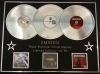EMINEM/TRIPLE PLATINUM ALBUM DISPLAY/THE SLIM SHADY LP + THE MARSHALL MATHER LP +THE EMINEM SHOW/COA