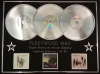 FLEETWOOD MAC/TRIPLE PLATINUM ALBUM DISPLAY/RUMOURS + TANGO IN THE NIGHT + THE DANCE/COA