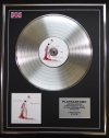 FREDDIE MERCURY/LTD EDITION CD PLATINUM DISC/RECORD/THE VERY BEST OF
