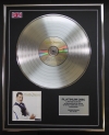 FREDDIE MERCURY/LTD EDITION CD PLATINUM DISC/RECORD/THE ALBUM