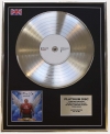 FATBOY SLIM/LTD EDITION CD PLATINUM DISC/RECORD/THE GREATEST HITS - WHY TRY HARDER