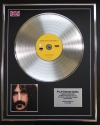FRANK ZAPPA/LTD EDITION CD PLATINUM DISC/RECORD/APOSTROPHE