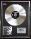 FRANK SINATRA/LTD EDITION CD PLATINUM DISC/RECORD/20 GOLDEN GREATS