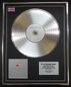 FOREIGNER/LTD EDITION CD PLATINUM DISC/RECORD/THE DEFINITIVE