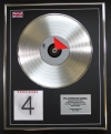 FOREIGNER/LTD EDITION CD PLATINUM DISC/RECORD/4