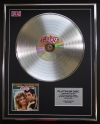 GREASE/LTD EDITION CD PLATINUM DISC/RECORD/GREASE