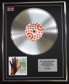 GENESIS/LTD EDITION CD PLATINUM DISC/RECORD/INVISIBLE TOUCH