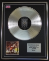 HAWKWIND/LTD EDITION CD PLATINUM DISC/RECORD/HALL OF THE MOUNTAIN GRILL